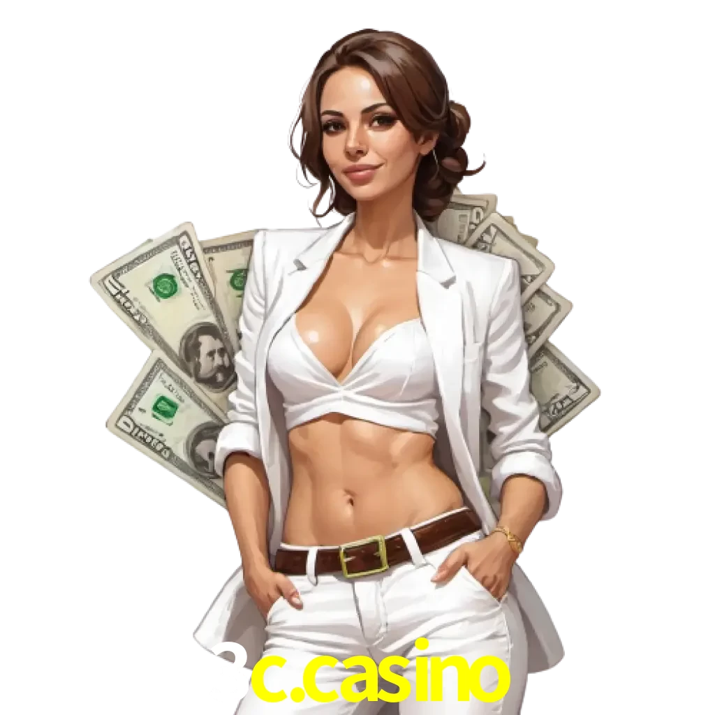 woman with money playing in 3C.CASINO bet casino